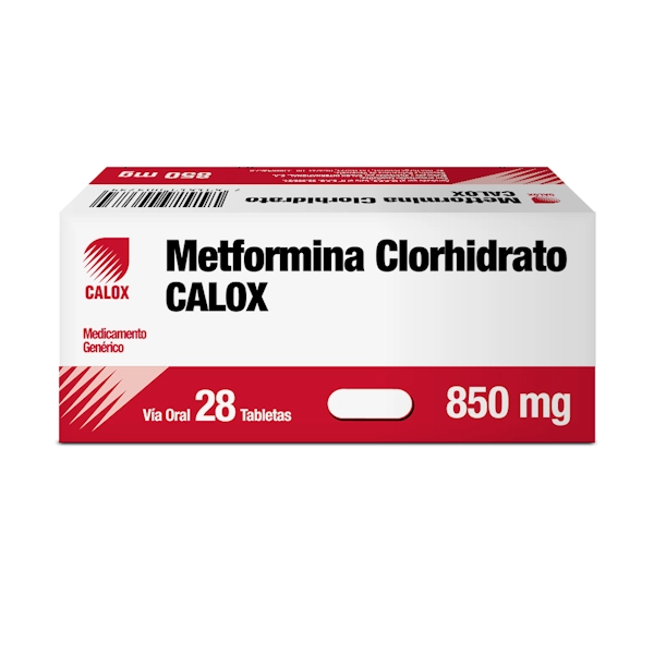Metformina Clorhidrato 850 mg x 28 Tab