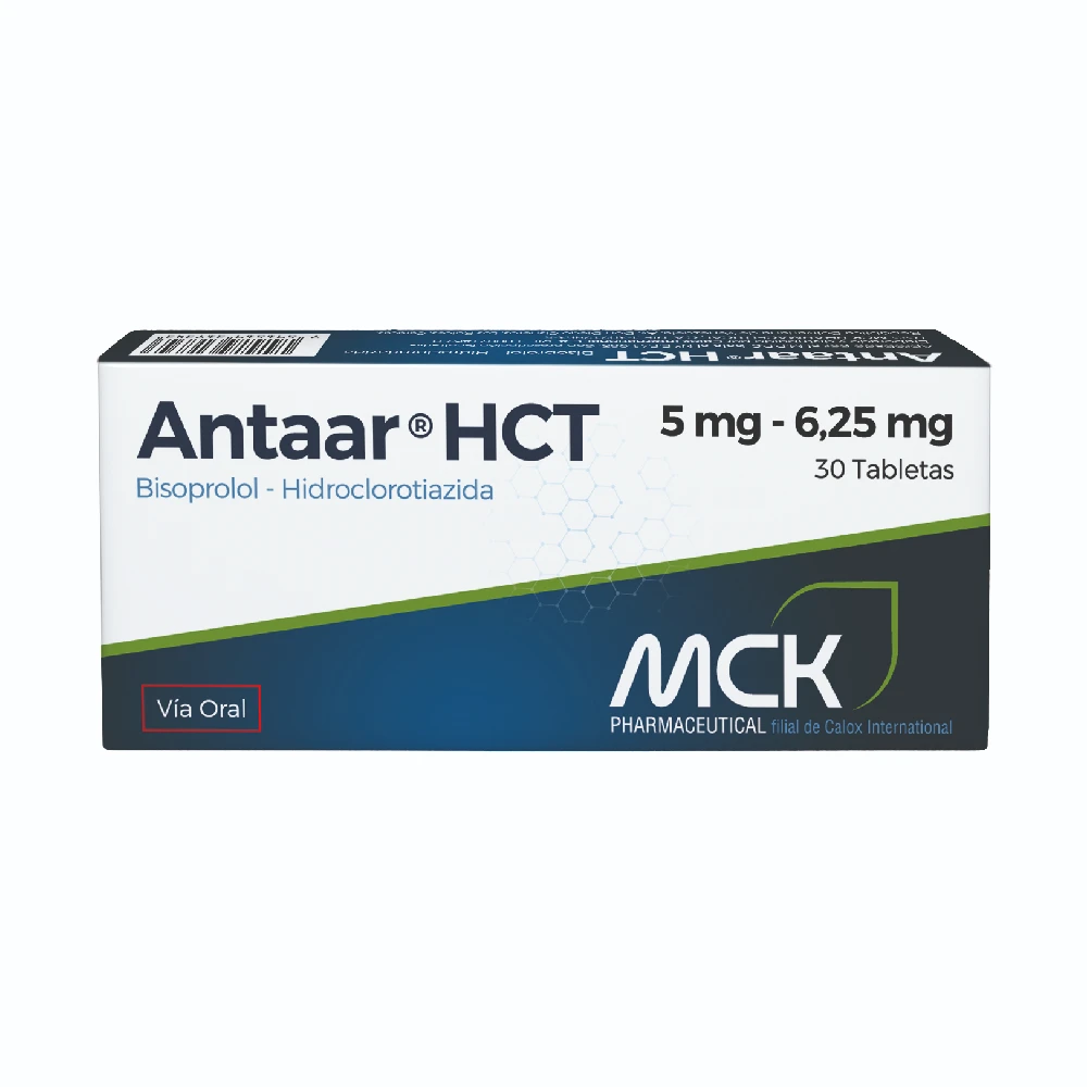 Antaar HCT 5mg - 6.25mg x 30Tab